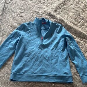 Vineyard Vines Kids Light Blue Zip-Up Shirt